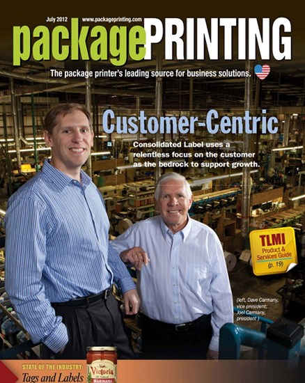 Consolidated Label on Package Printing magazine