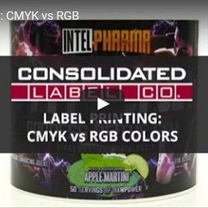 Still shot of Label Printing: CMYK vs RGB video