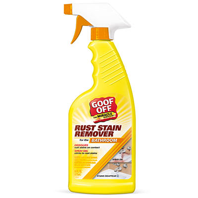 Rust Stain Remover Bottle Label