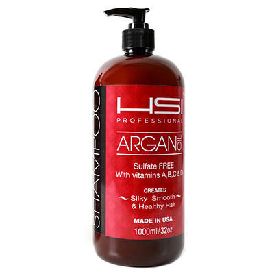 Argan Shampoo Label