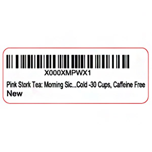 Amazon barcode label
