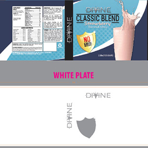 White plate example