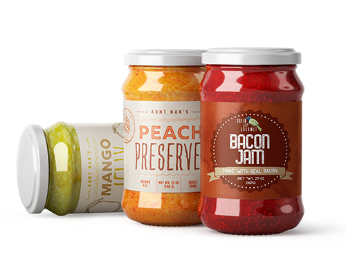 Jelly Jam Food Labels Banner