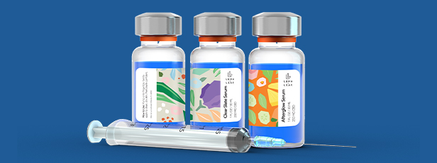 Three Assorted Vial Labels