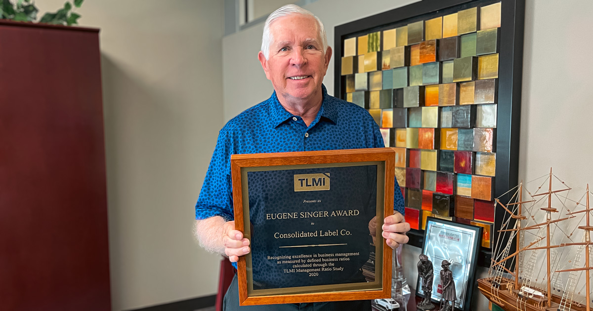 Joel Carmany with 18th Eugene Singer Award