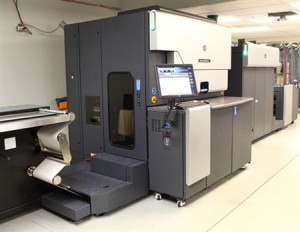 Digital label printing press