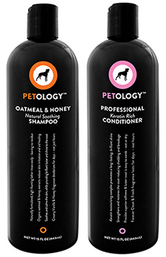 Pet shampoo shrink sleeve label